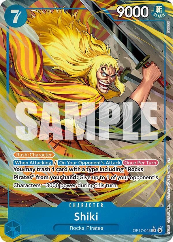 Shiki (048) (Alternate Art) - One Piece Card Game