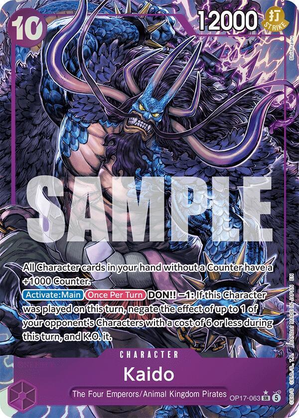 Kaido (063) (Alternate Art) - One Piece Card Game