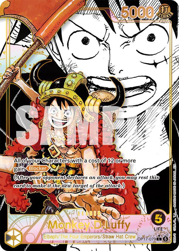 Monkey.D.Luffy (079) (Super Leader Alternate Art) - One Piece Card Game