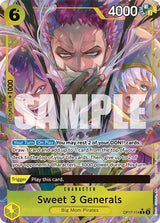 Sweet 3 Generals (Alternate Art) - One Piece Card Game