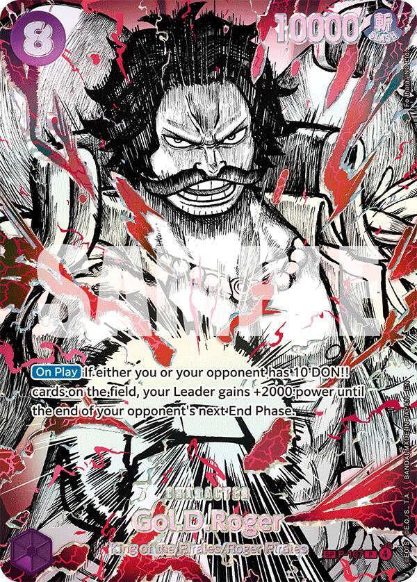 Gol.D.Roger (P-107) (SP) - One Piece Card Game