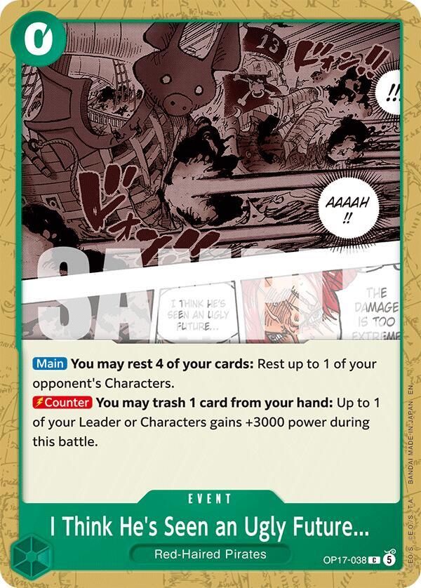 I Think He's Seen an Ugly Future... - One Piece Card Game
