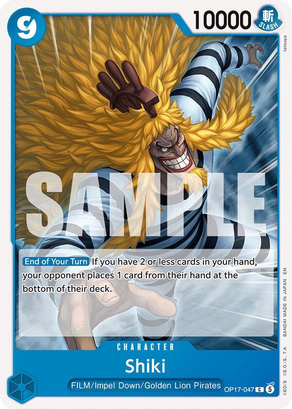 Shiki (047) - One Piece Card Game