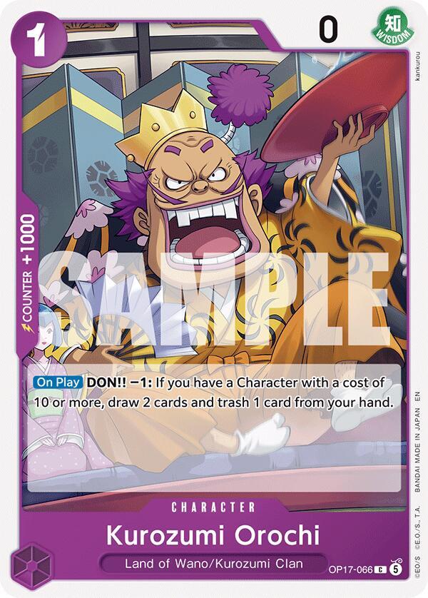 Kurozumi Orochi - One Piece Card Game