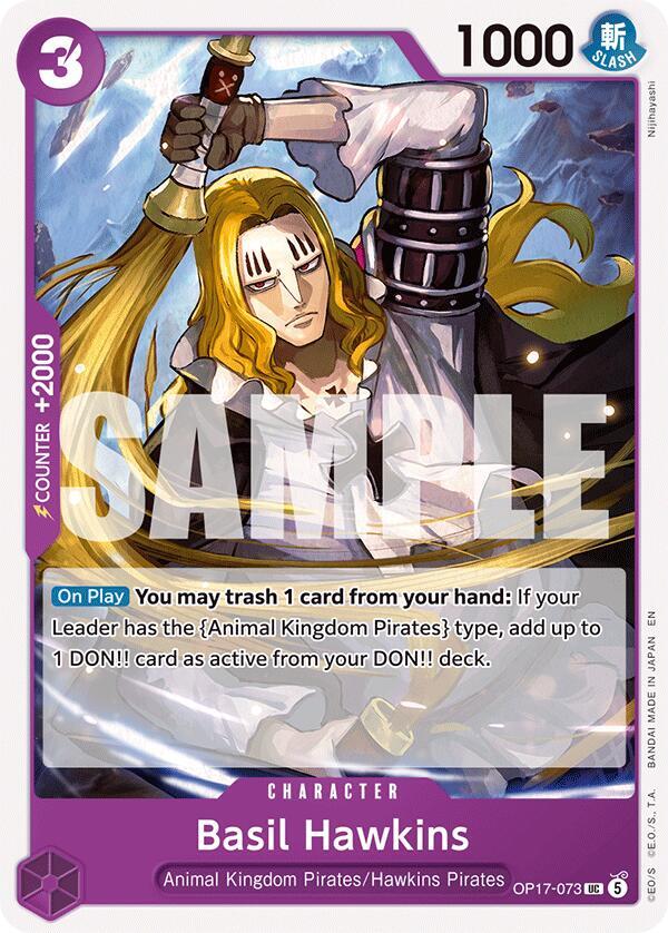 Basil Hawkins - One Piece Card Game