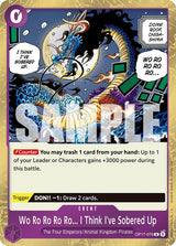 Wo Ro Ro Ro Ro... I Think I've Sobered Up - One Piece Card Game