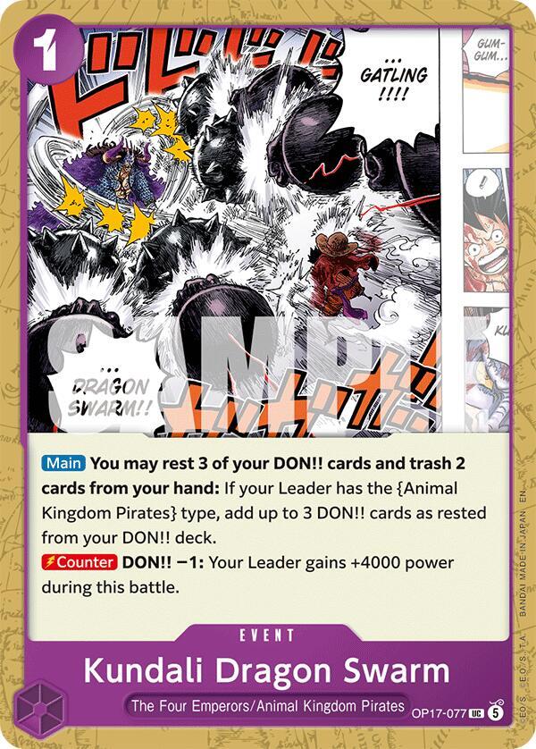 Kundali Dragon Swarm - One Piece Card Game