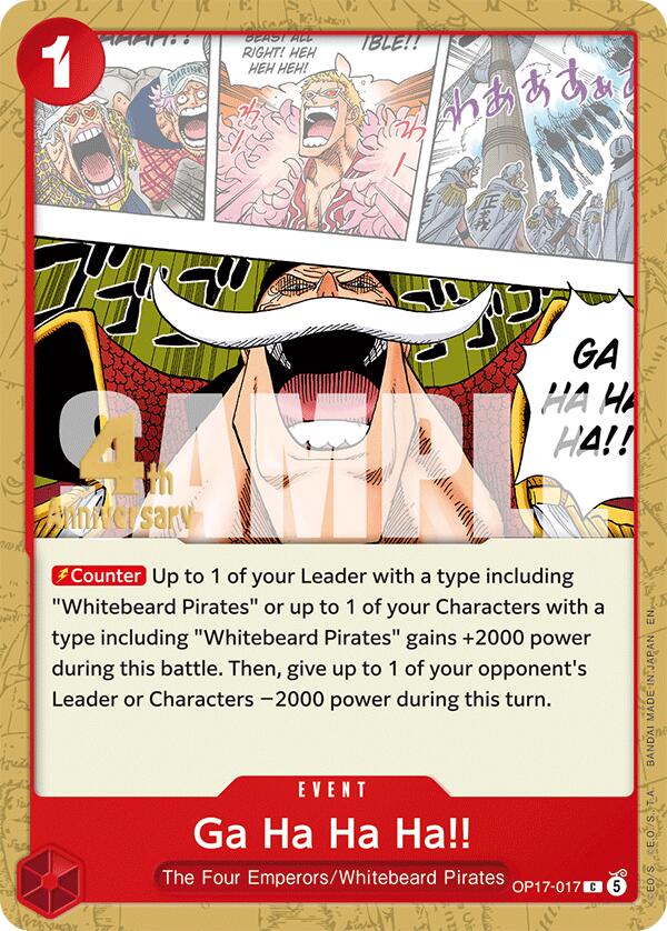 Ga Ha Ha Ha!! - One Piece Card Game