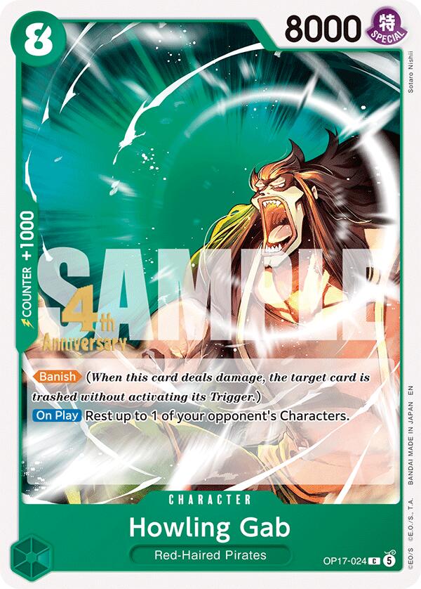 Howling Gab - One Piece Card Game