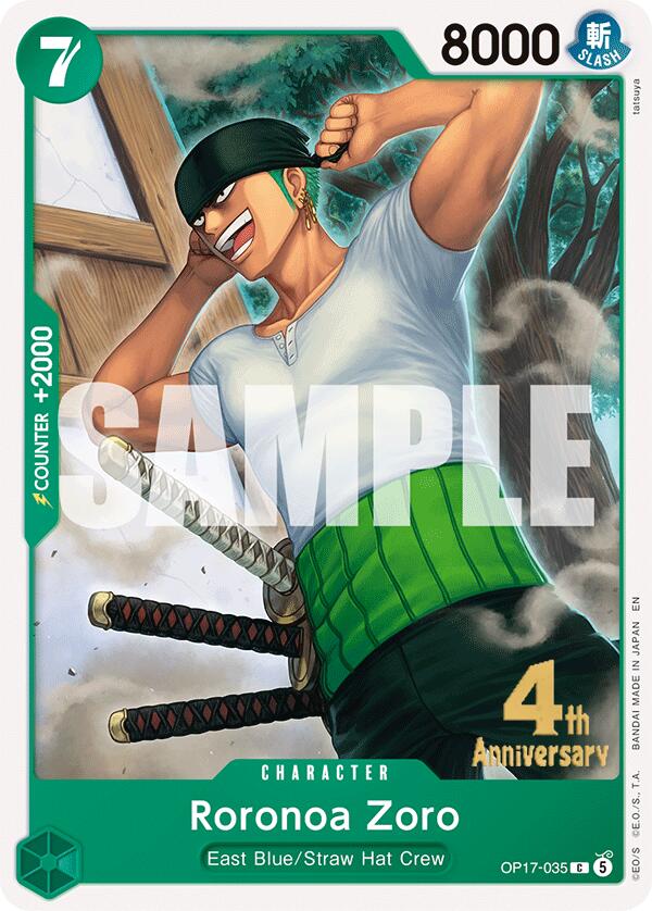 Roronoa Zoro (035) - One Piece Card Game