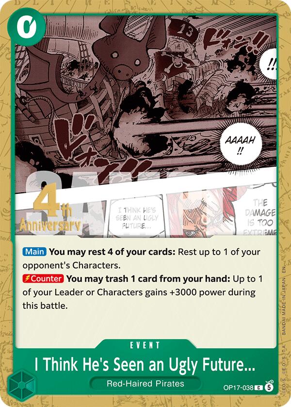 I Think He's Seen an Ugly Future... - One Piece Card Game