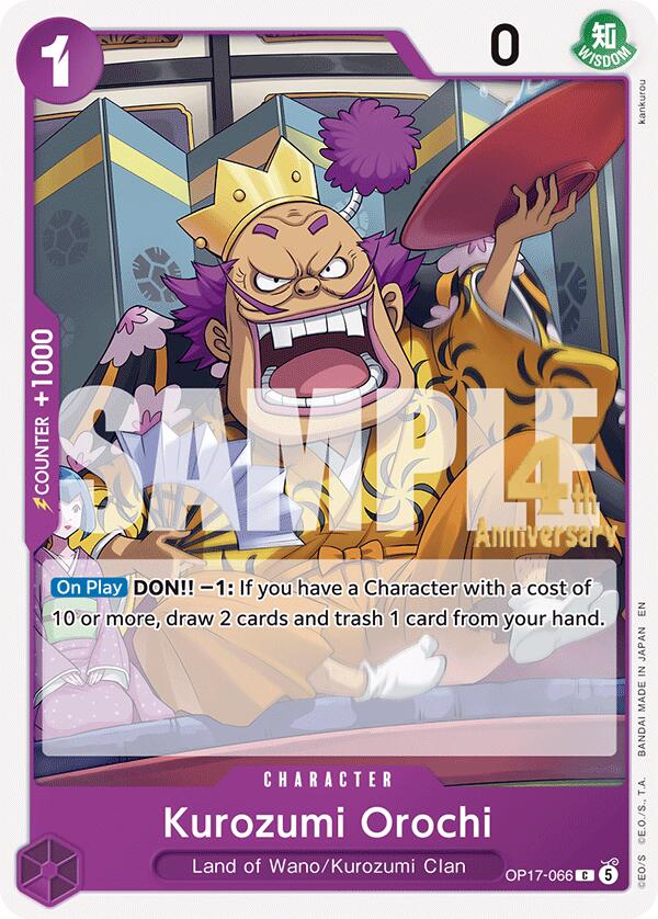 Kurozumi Orochi - One Piece Card Game