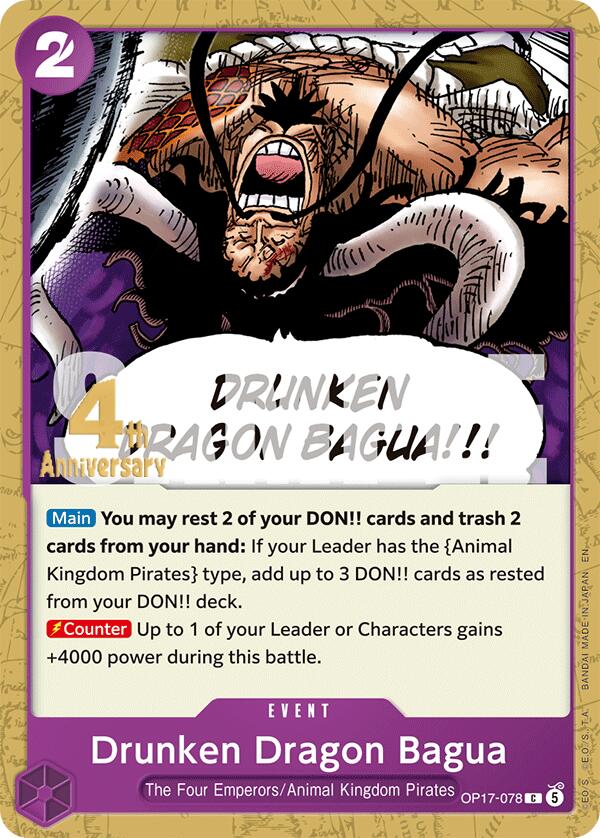 Drunken Dragon Bagua - One Piece Card Game