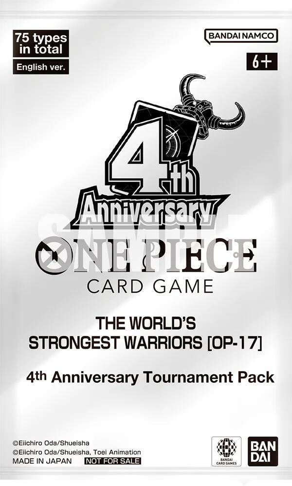 The World's Strongest Warriors - 4th Anniversary Tournament Pack - One Piece Card Game