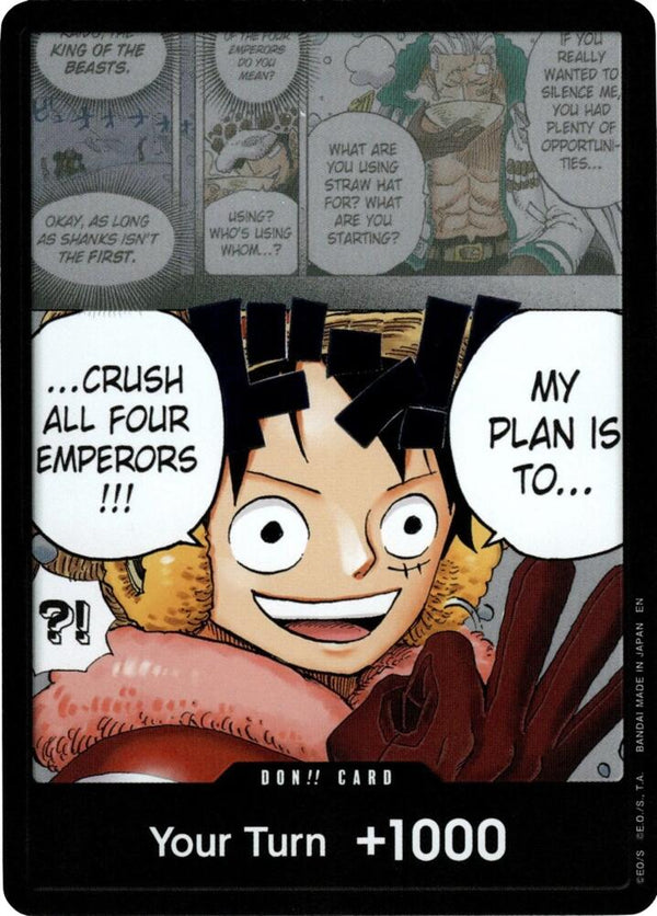 DON!! Card (Alternate Art) (OP17) - One Piece Card Game