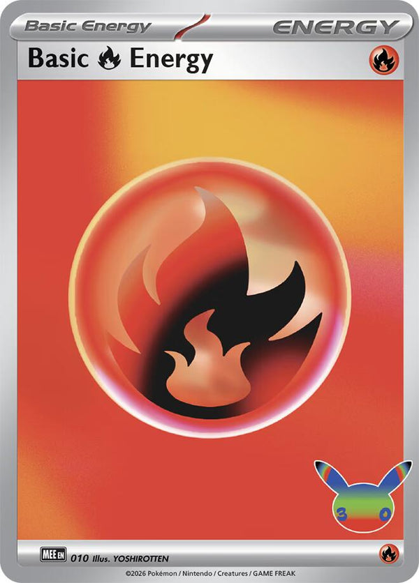Basic Fire Energy - 010 (30th Celebration) (MEE 010) - Pokémon