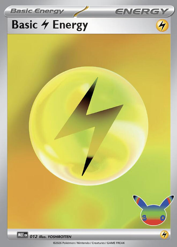 Basic Lightning Energy - 012 (30th Celebration) - Pokémon