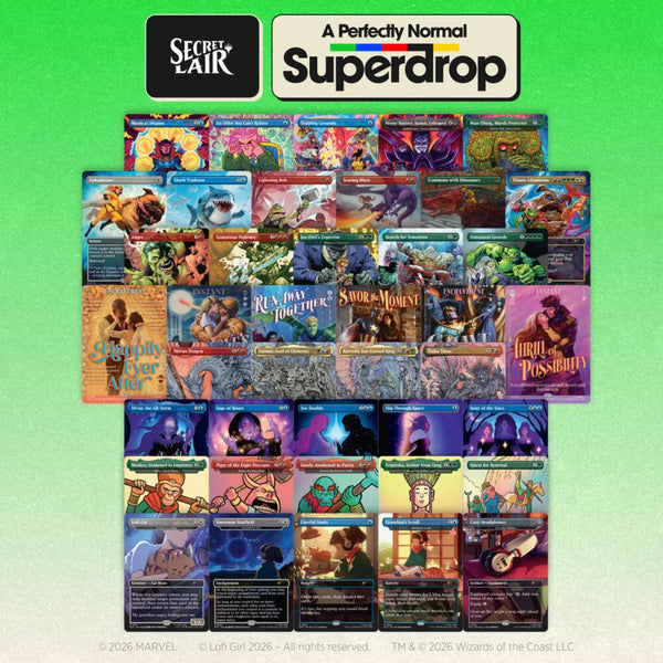 Secret Lair: A Perfectly Normal Superdrop: A Completely Ordinary Non-Foil Bundle - Magic: The Gathering