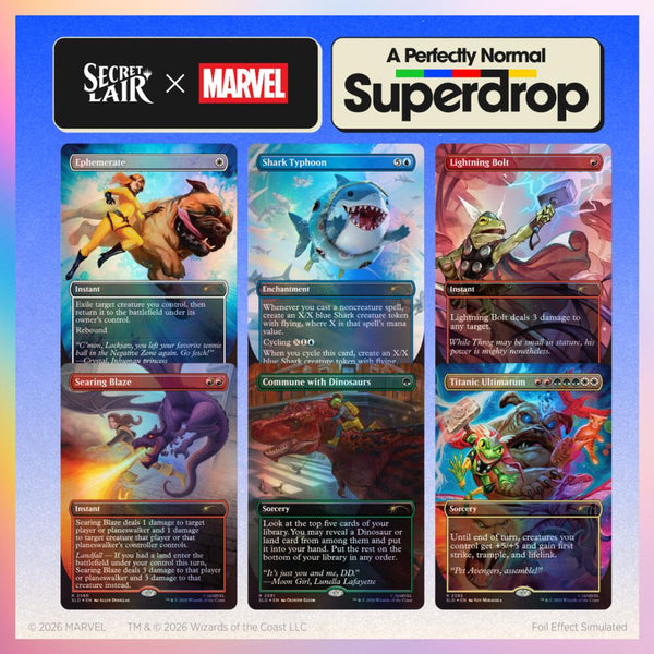 Secret Lair Drop: Secret Lair x Marvel: Earth's Mightiest Pets - Traditional Foil Edition - Magic: The Gathering