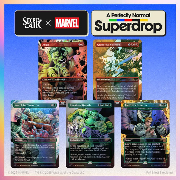 Secret Lair Drop: Secret Lair x Marvel: Hulk SMASH! - Traditional Foil Edition - Magic: The Gathering