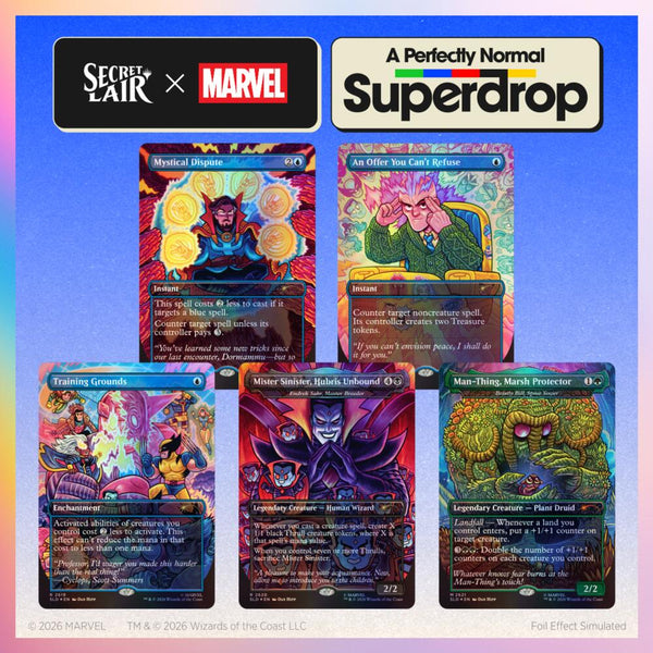 Secret Lair Drop: Secret Lair x Marvel: Dan Hipp - Traditional Foil Edition - Magic: The Gathering