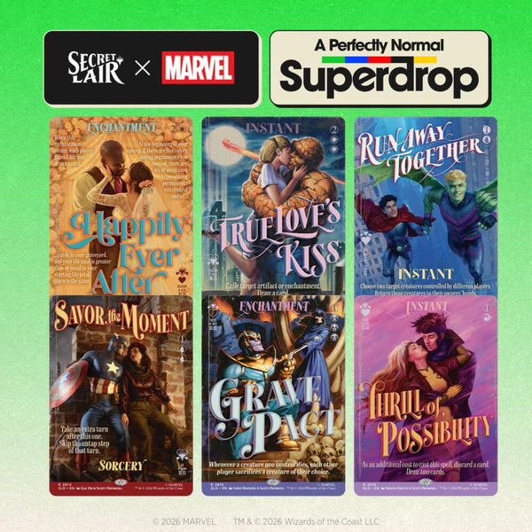 Secret Lair Drop: Secret Lair x Marvel: True Believers in Love - Non-Foil Edition - Magic: The Gathering