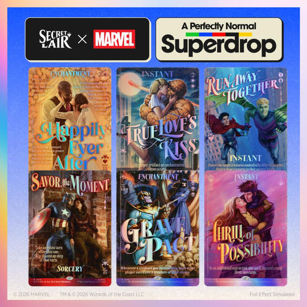 Secret Lair Drop: Secret Lair x Marvel: True Believers in Love - Traditional Foil Edition - Magic: The Gathering