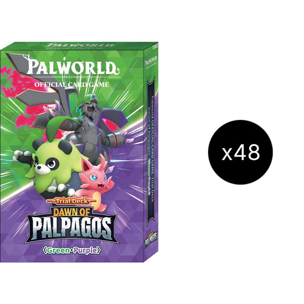 Dawn of Palpagos Green•Purple Trial Deck Display Case (ETD02) - Palworld