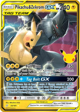 Pikachu & Zekrom GX (30C 33/181) - Pokémon