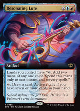 Resonating Lute (Extended Art) - Magic: The Gathering