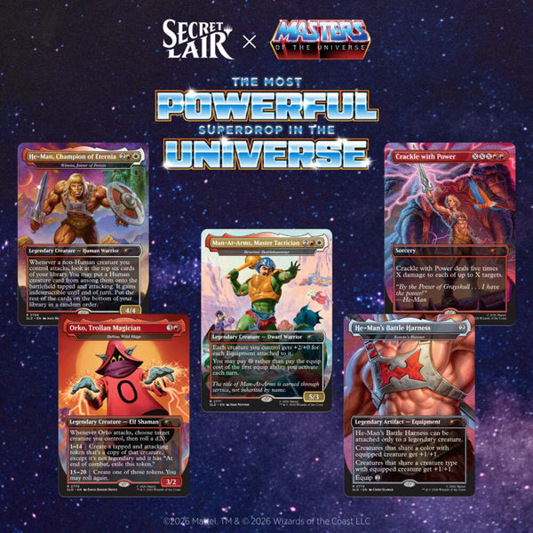 Secret Lair Drop: Secret Lair x Masters of the Universe: By the Power of Grayskull! - Non-Foil Edition (SLD) - Magic: The Gathering