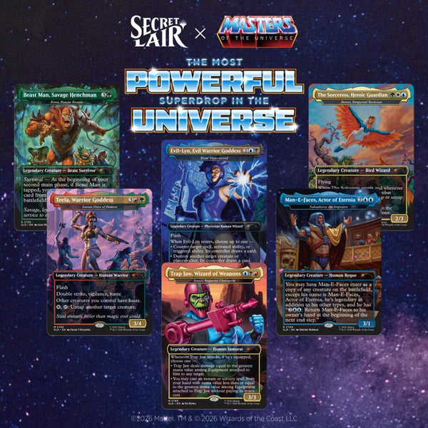 Secret Lair Drop: Secret Lair x Masters of the Universe: Allies and Enemies of Eternia - Non-Foil Edition (SLD) - Magic: The Gathering