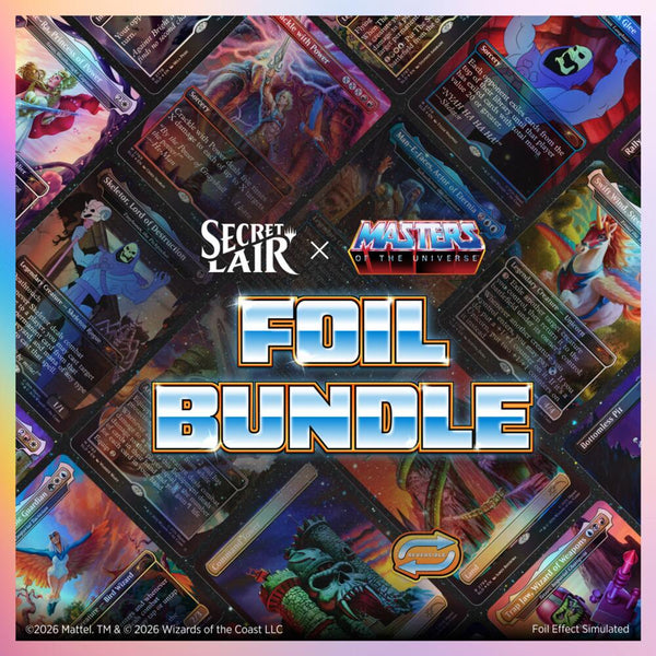 Secret Lair: The Most Powerful Superdrop in the Universe: For the Honor of Grayskull Foil Bundle (SLD) - Magic: The Gathering