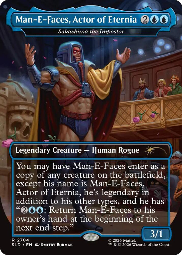 Man-E-Faces, Actor of Eternia - Sakashima the Impostor (SLD 2784) - Magic: The Gathering