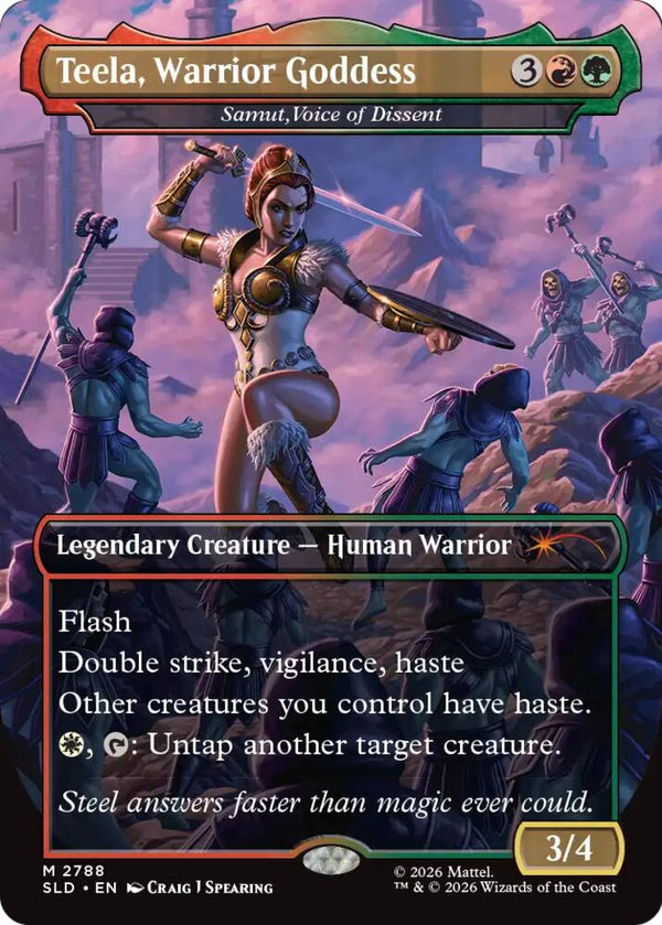 Teela, Warrior Goddess - Samut, Voice of Dissent (SLD 2788) - Magic: The Gathering
