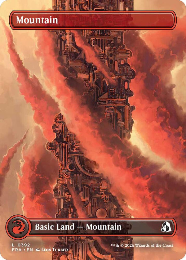 Mountain (Borderless) (0392) - Magic: The Gathering