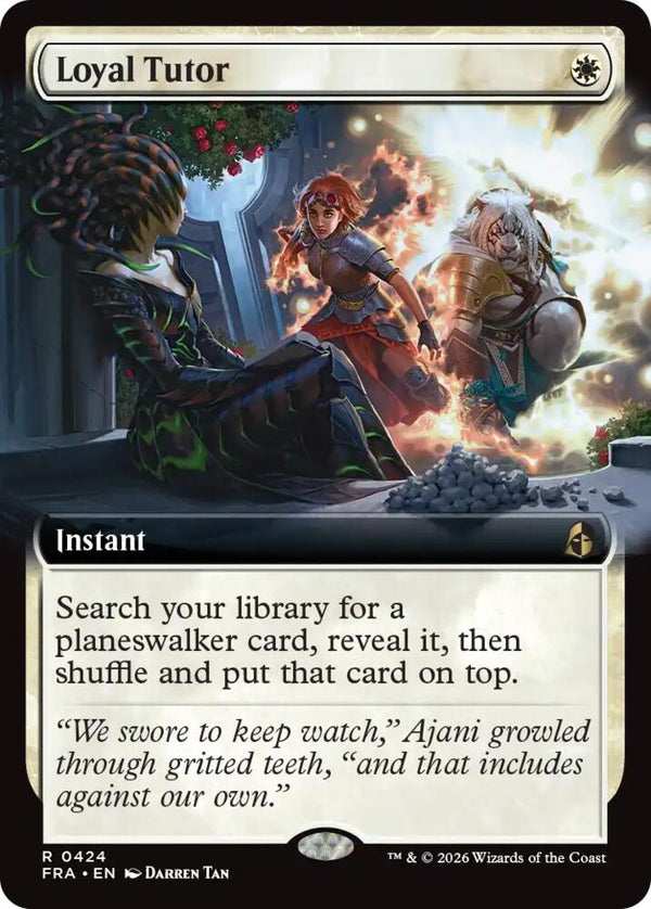 Loyal Tutor (Extended Art) - Magic: The Gathering