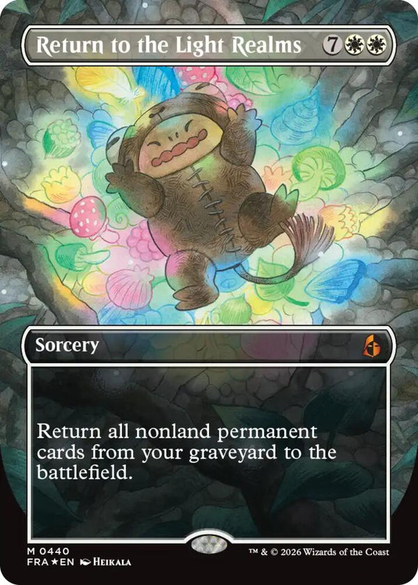Return to the Light Realms (Borderless) (0440) - Magic: The Gathering
