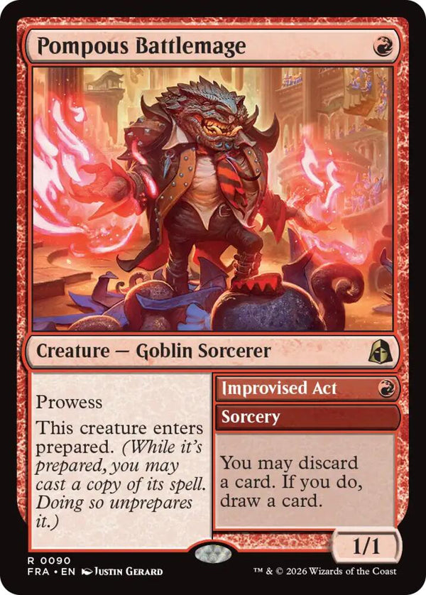 Pompous Battlemage - Magic: The Gathering