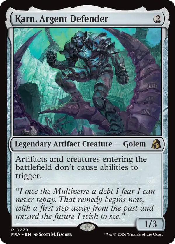 Karn, Argent Defender - Magic: The Gathering