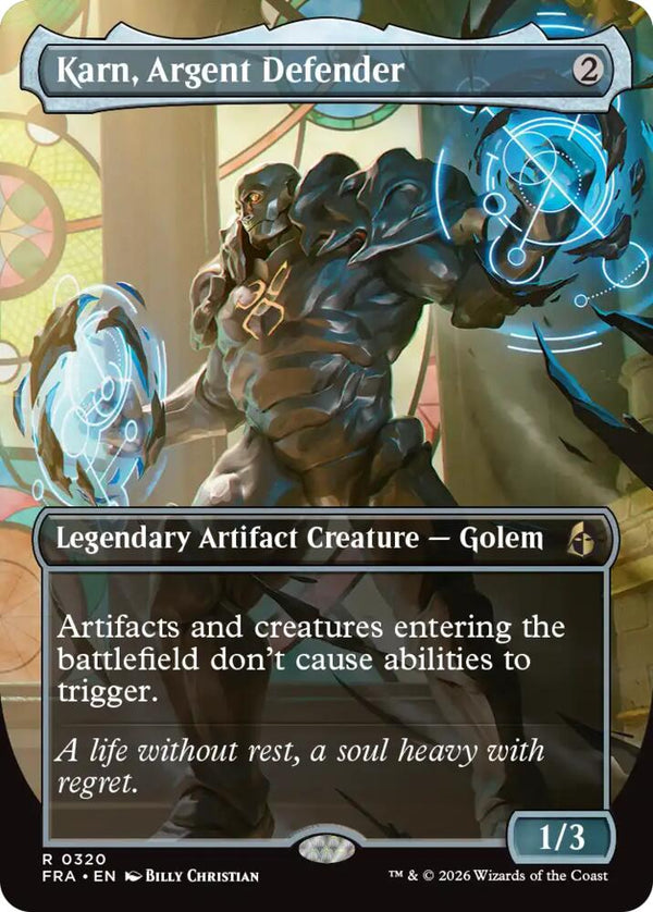 Karn, Argent Defender (Borderless) - Magic: The Gathering
