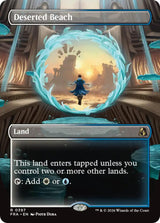 Deserted Beach (Borderless) - Magic: The Gathering