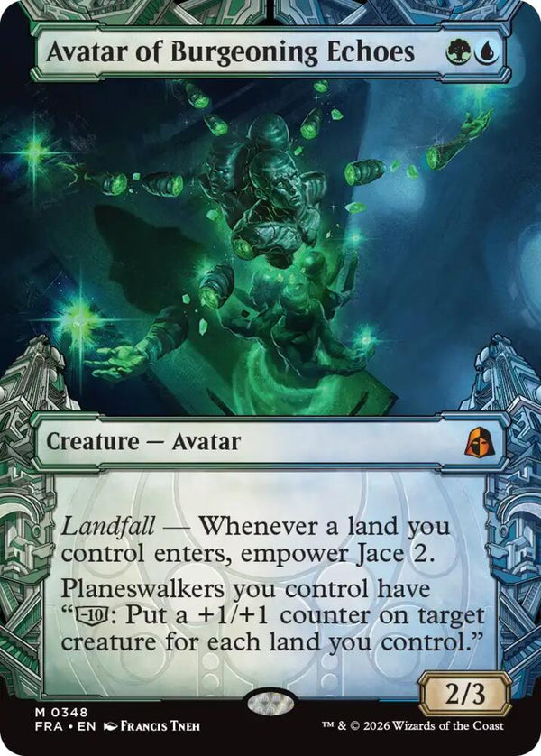Avatar of Burgeoning Echoes (Showcase) (0348) - Magic: The Gathering
