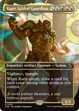 Karn, Gilded Guardian (Borderless) - Magic: The Gathering
