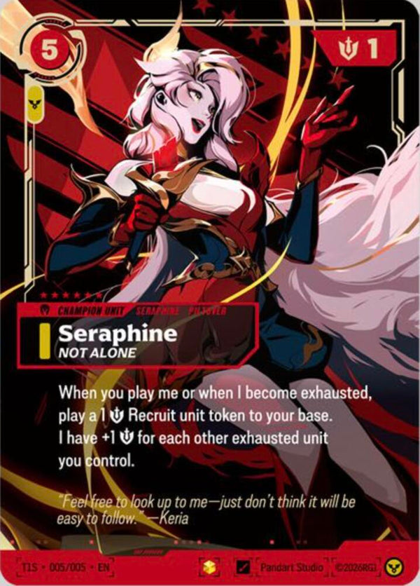 Seraphine, Not Alone (T1 Worlds Champion Signature Edition Bundle) - Riftbound: League of Legends TCG