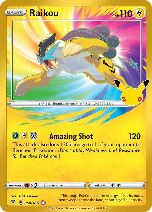 Raikou (30C 050/185) - Pokémon