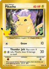 Pikachu (30C 58/102) - Pokémon