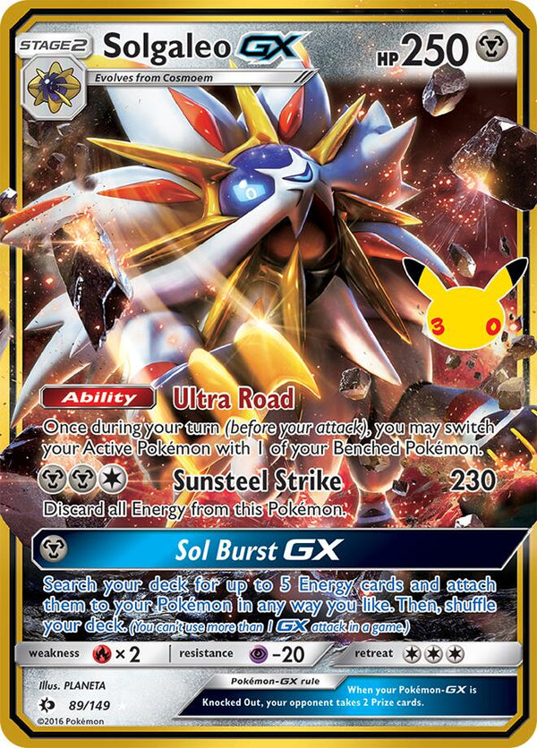 Solgaleo GX (30C 89/149) - Pokémon