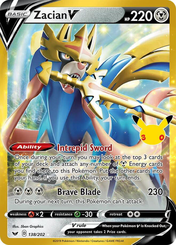 Zacian V (30C 138/202) - Pokémon