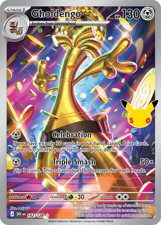 Gholdengo - 142/128 (30C 142/128) - Pokémon